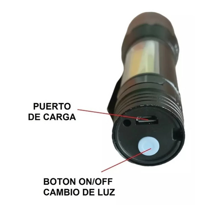 Linterna táctica recargable MINI
